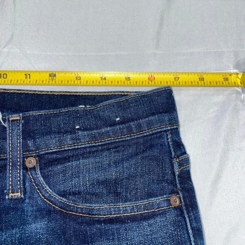 Madewell Skinny Jeans Mens 36x34 Dark Wash Indigo Denim J9503 Blue